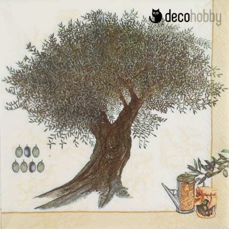 Olajbogyo fa szalveta Decohobby