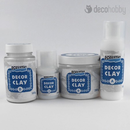 Ketkomponensu ontopor rendszer Decor clay Decohobby