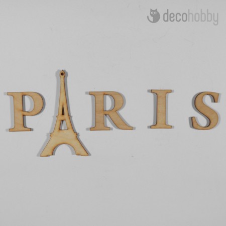 Natur fa tabla Paris felirat Diszites Decohobby