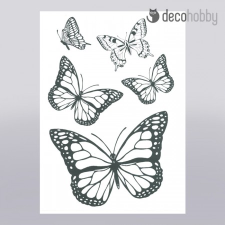 Stamperia transzfer papir Roses and butterflies 02 DFTR038 Decohobby