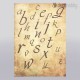 Stamperia rizspapir A4 DFSA4203 Alphabet Decohobby