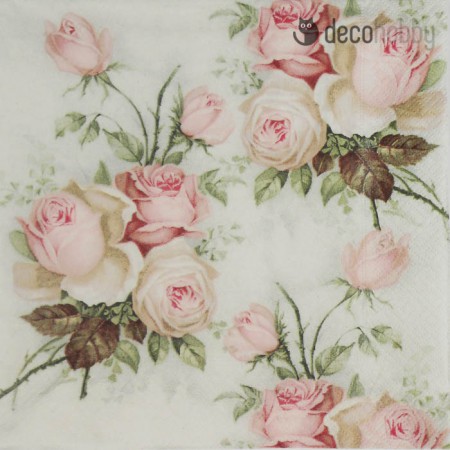 Sagen Vintage orias szalveta Roses Decohobby