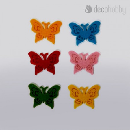 Filcfigura pillango 5cm Decohobby