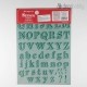 Stamperia stencil KSG380 Relief Alphabet Decohobby