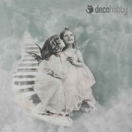 Sagen Vintage szalveta Two Angels Decohobby