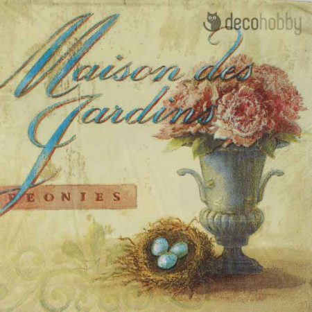 Viragos szalveta Maison des Jardins Decohobby