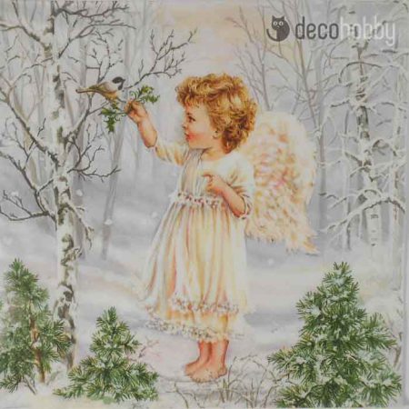 Karacsonyi szalveta Little Angel Decohobby