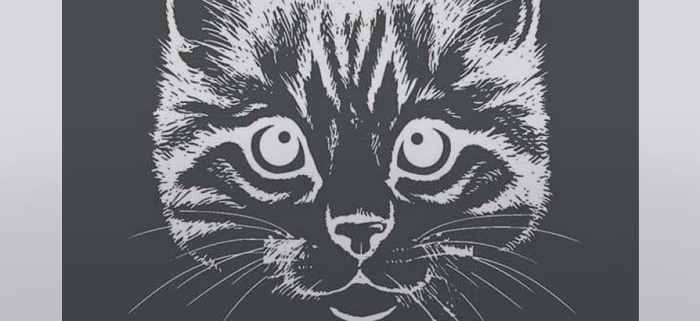 Stamperia MixMedia stencil KSTDQ24 Cat Decohobby