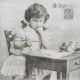 Sagen Vintage szalveta Poet Girl Decohobby
