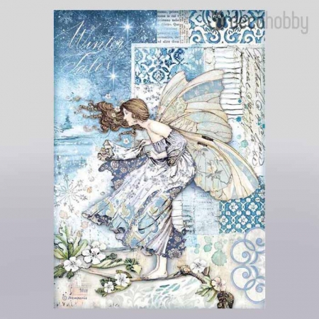 Stamperia rizspapir A4 DFSA4488 Fairy in the wind Decohobby
