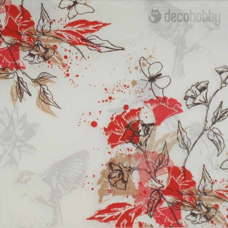 Viragos szalveta Haiko Decohobby