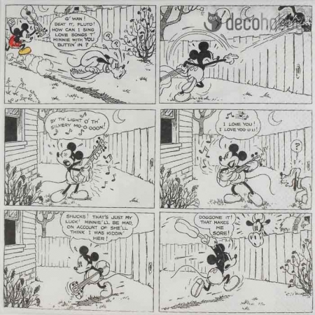 Kepregeny szalveta Mickey Mouse Decohobby
