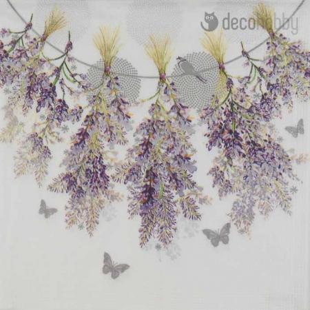 Levendulas szalveta Hanging Lavender Decohobby