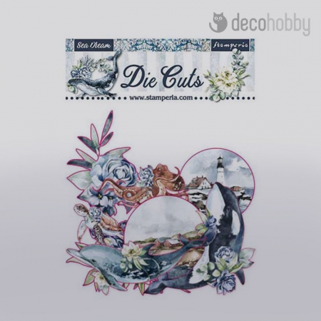 Papir disz Stamperia DFLDC36 Sea Dream Decohobby