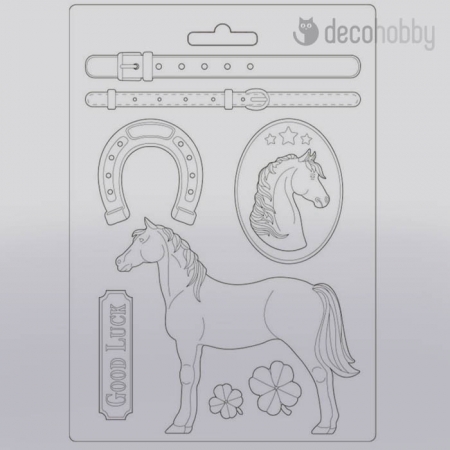 Modellezo forma A4 Romantic Horses Stamperia K3PTA4500 Decohobby