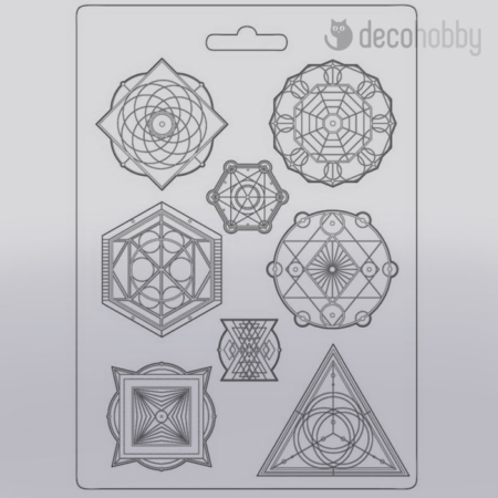 Modellezo forma A4 Alchemy symbols Stamperia K3PTA4525 Decohobby
