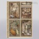 Stamperia rizspapir A4 DFSA4821 Coffee and Chocolate 4 cards Decohobby